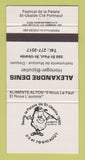 Matchbook Cover - Festival De LA Patate St Ubalde QC Alexandre Denis 30 Strike