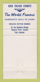 Matchbook Cover - Niagara Falls ON Daredevil Museum 30 Strike