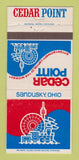 Matchbook Cover - Cedar Point Amusement Park Sandusky OH WEAR 30 Strike