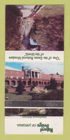 Matchbook Cover - Natural Bridge VA 30 Strike