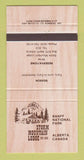 Matchbook Cover - Storm Mountain Lodge Banff National Park AB 30 Strike