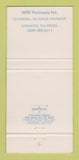 Matchbook Cover - Casa Sirena Marina Hotel Oxnard CA 30 Strike