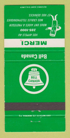Matchbook Cover - Bell Canada Telephone 30 Strike