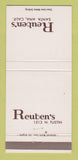 Matchbook Cover - Reuben's Santa Ana CA restaurant 30 Strike