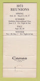 Matchbook Cover - Scottish Rite Cathedral St Louis MO 30 Strike