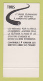 Matchbook Cover - Bell Canada Telephone 30 Strike