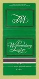 Matchbook Cover - Williamsburg Lodge VA 30 Strike