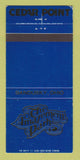 Matchbook Cover - Cedar Point Amusement Park Sandusky OH WEAR 30 Strike