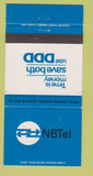Matchbook Cover - New Brunswick Telephone NB 30 Strike