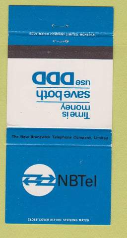 Matchbook Cover - New Brunswick Telephone NB 30 Strike