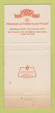 Matchbook Cover Grand Exhibition Sheraton Hotel San Francisco CA WEAR 30 Strike