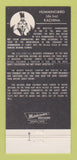 Matchbook Cover - Arizona Bank Hummingbird Kachina AZ 30 Strike