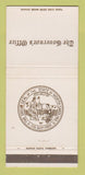 Matchbook Cover - Governor's Office NC North Carolina WEAR 30 Strike