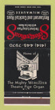 Matchbook Cover - Schnitzelhaus Restaurant Milwaukee WI 30 Strike