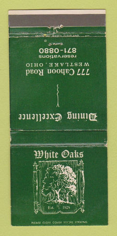 Matchbook Cover - White Oaks Westlake OH WEAR 30 Strike