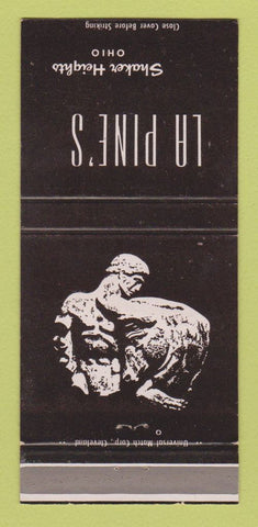 Matchbook Cover - La Pine's Shaker Heights OH 30 Strike