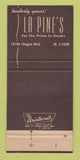 Matchbook Cover - La Pine's Shaker Heights OH 30 Strike