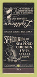 Matchbook Cover - Lighthouse Restaurant St Petersburg FL 21 Strike Feature