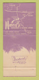 Matchbook Cover - Marcel's Restaurant Akron OH 30 Strike