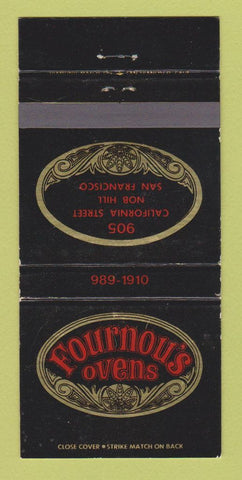 Matchbook Cover - Fournou's Ovens San Francisco CA WEAR 30 Strike