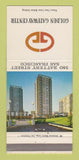 Matchbook Cover - Golden Gateway Center San Francisco CA 30 Strike