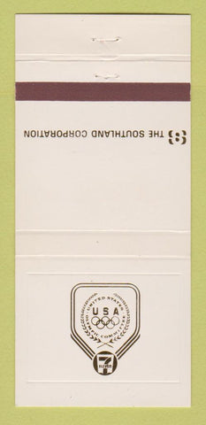 Matchbook Cover - USA Olympics 7-11 Stores Southland Corp 30 Strike