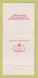 Matchbook Cover - USA Olympics 7-11 Stores Southland Corp 30 Strike