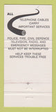 Matchbook Cover - Bell Canada Telephone WEAR 30 Strike