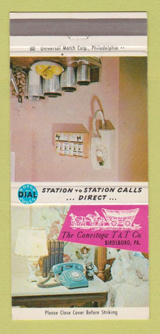 Matchbook Cover - Conestoga Telephone Birdsboro PA 30 Strike