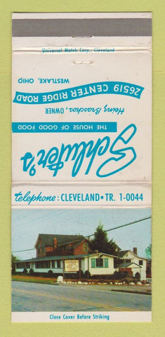 Matchbook Cover - Schluter's Restaurant Westlake OH WEAR 30 Strike
