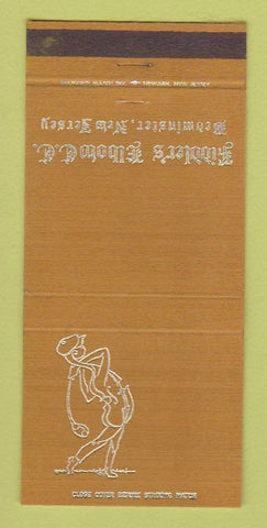 Matchbook Cover - Fiddler's Elbow Bedminster NJ 30 Strike