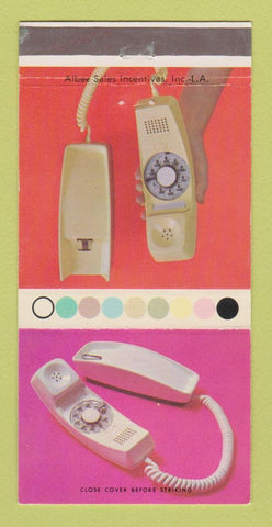 Matchbook Cover - GTE General Telephone Styleline Phones 30 Strike
