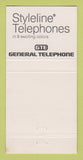 Matchbook Cover - GTE General Telephone Styleline Phones 30 Strike