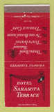 Matchbook Cover - Hotel Sarasota Terrace FL WEAR 30 Strike