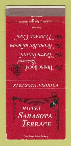 Matchbook Cover - Hotel Sarasota Terrace FL WEAR 30 Strike