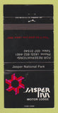 Matchbook Cover - Jasper Inn Motor Lodge AB WEAR 30 Strike
