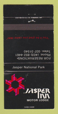 Matchbook Cover - Jasper Inn Motor Lodge AB WEAR 30 Strike