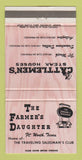 Matchbook Cover Farmer's Daughter Restaurant Fort Worth TX Cattlemen's 30 Strike