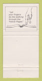 Matchbook Cover - Yellow Pages Telephone Book  Canada WEAR 30 Strike