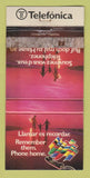 Matchbook Cover - Telefonica Spain? WORN 30 Strike
