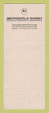 Matchbook Cover - Motorola CB Radio Dortmund Germany SAMPLE