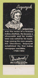 Matchbook Cover - Sequoyah Restaurant Rivera CA 30 Strike