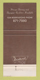 Matchbook Cover - Iron Gate Westlake OH Restaurant 30 Strike