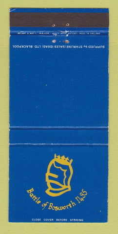 Matchbook Cover - Battle of Bosworth UK England 30 Strike