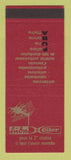 Matchbook Cover - Fuba TV Antennas Tec France SAMPLE