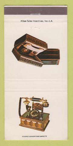 Matchbook Cover - General Telephone Decorator Telephones 30 Strike
