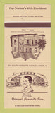 Matchbook Cover - Dixon National Bank IL Ronald Reagan 30 Strike