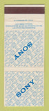 Matchbook Cover - Sony TV Electronics