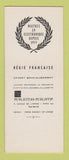 Matchbook Cover - Radio TV Sonneclair France Frejus SAMPLE WEAR