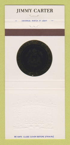 Matchbook Cover - Jimmy Carter President of the United States 30 Strike